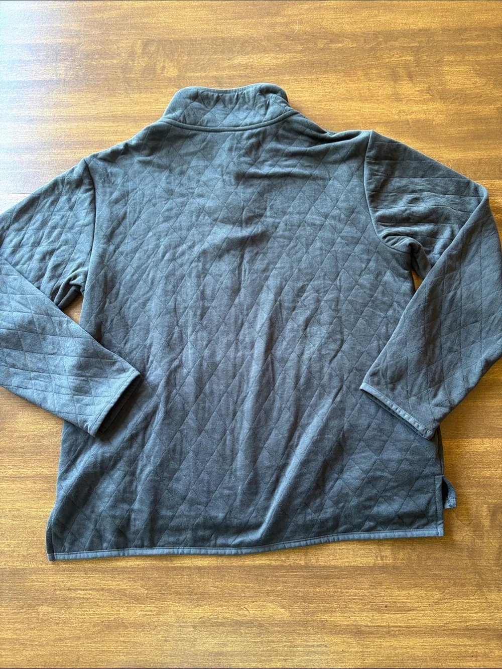Eddie Bauer 1/4 Snap Quilted Pullover, Size Medium